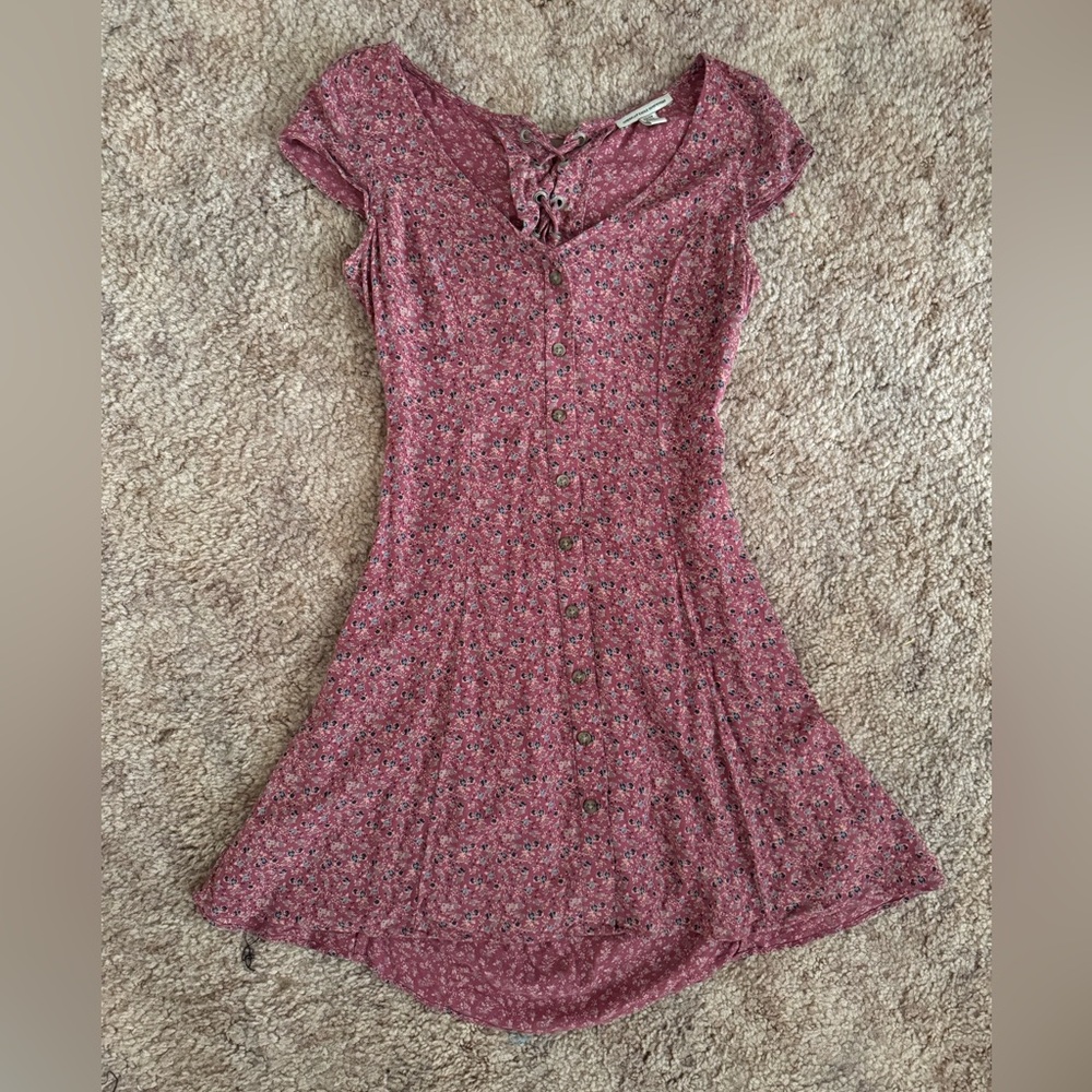 A-line Cap Sleeve Dress